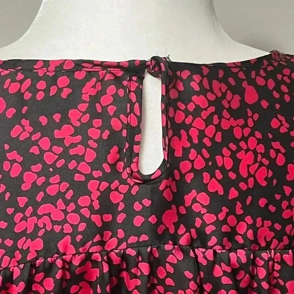 Jacob Sleeveless Ruffled  Pleats Pattern Blouse - Picture 9 of 16